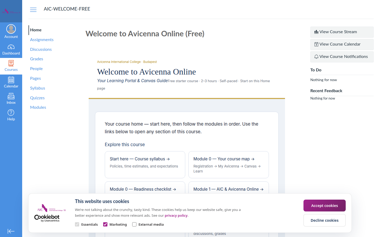 Learning Portal reader